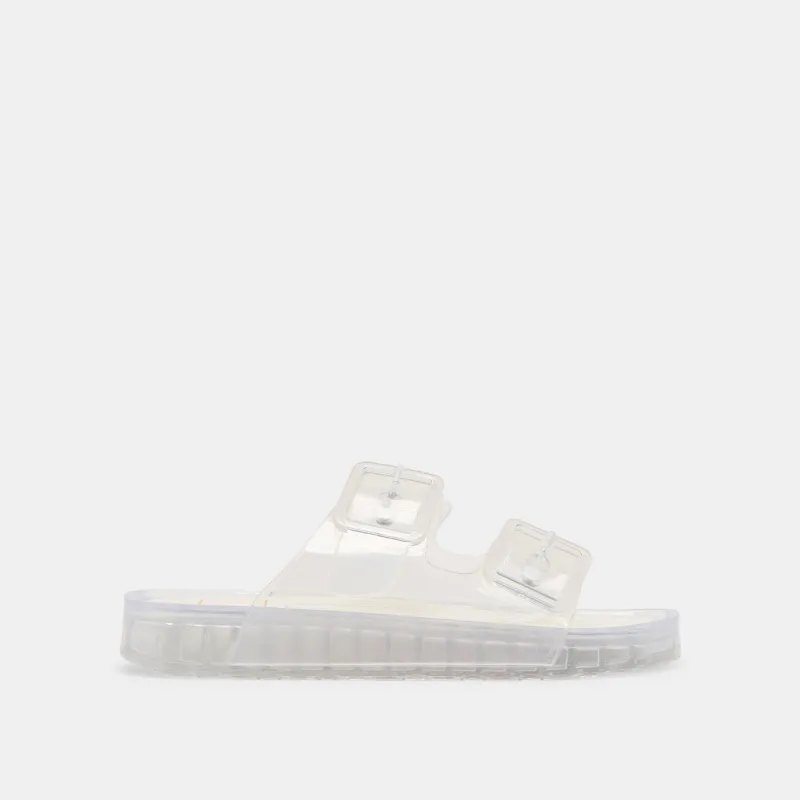 JULIO SANDALS CRYSTAL VINYL sold by Dolce Vita