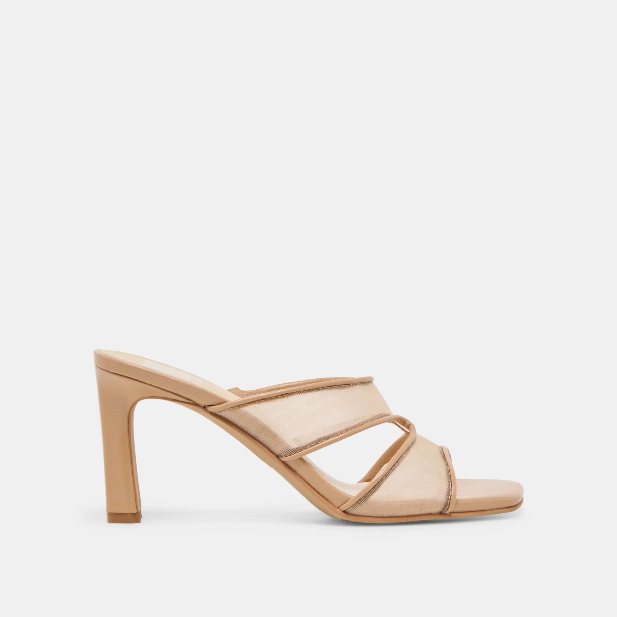 GITEL WIDE HEELS LIGHT TAN MESH sold by Dolce Vita