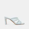 GITEL WIDE HEELS ICE BLUE MESH sold by Dolce Vita