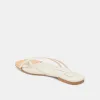 LAGUNA SANDALS OFF WHITE LEATHER sold by Dolce Vita