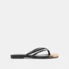 LAGUNA SANDALS BLACK LEATHER sold by Dolce Vita
