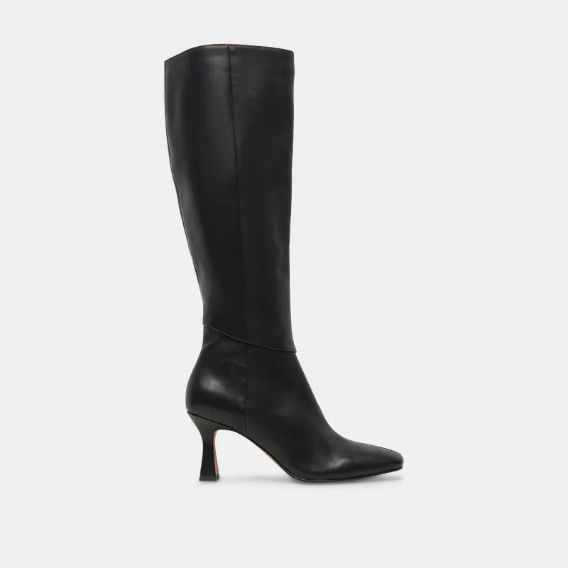 GYRA BOOTS BLACK LEATHER - re:vita sold by Dolce Vita