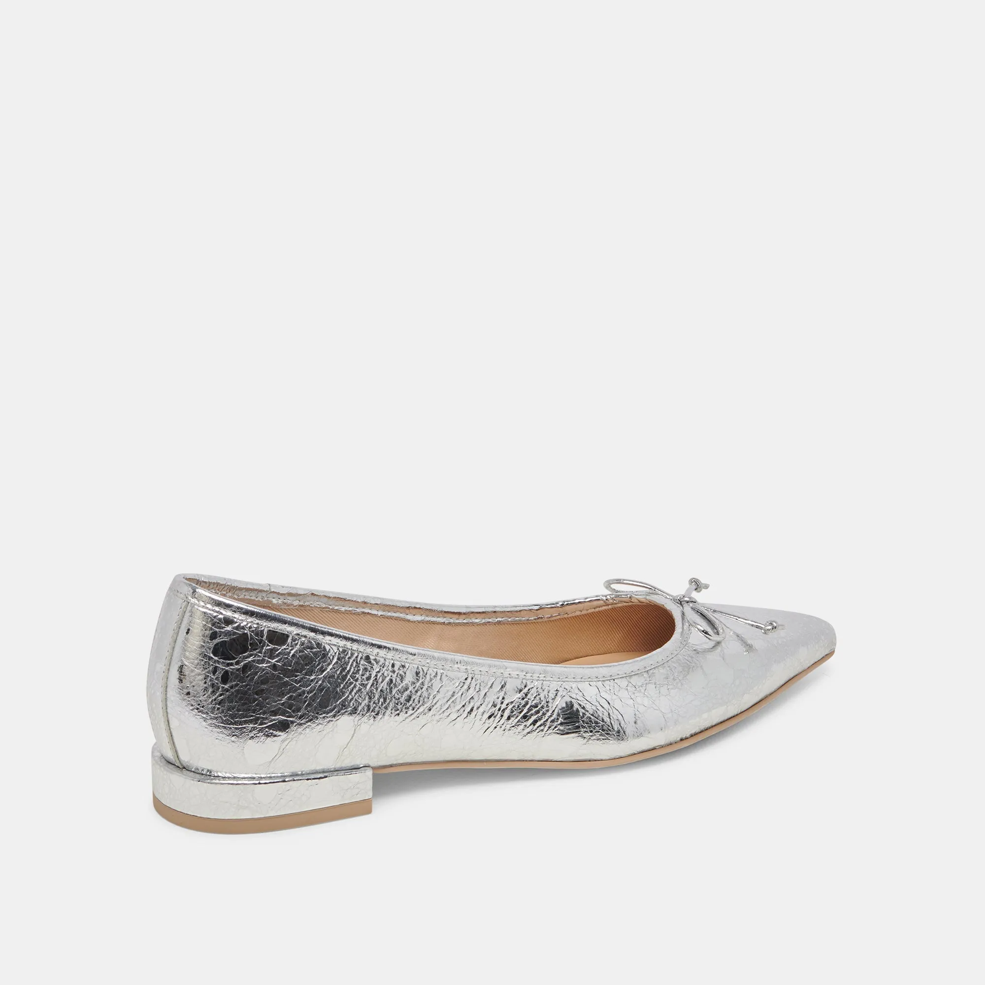 PALANI BALLET FLATS SILVER DISTRESSED LEATHER - re:vita sold by Dolce Vita product image thumbnail 3
