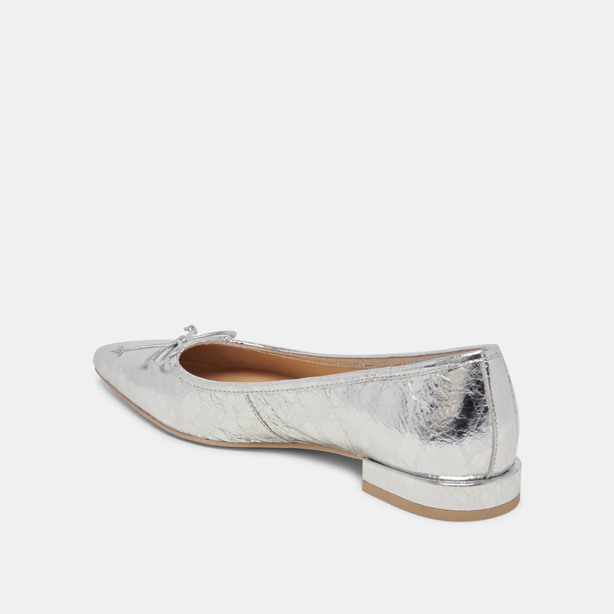 PALANI BALLET FLATS SILVER DISTRESSED LEATHER - re:vita sold by Dolce Vita product image thumbnail 5