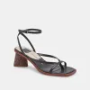 BANITA WIDE SANDALS BLACK LEATHER - re:vita sold by Dolce Vita