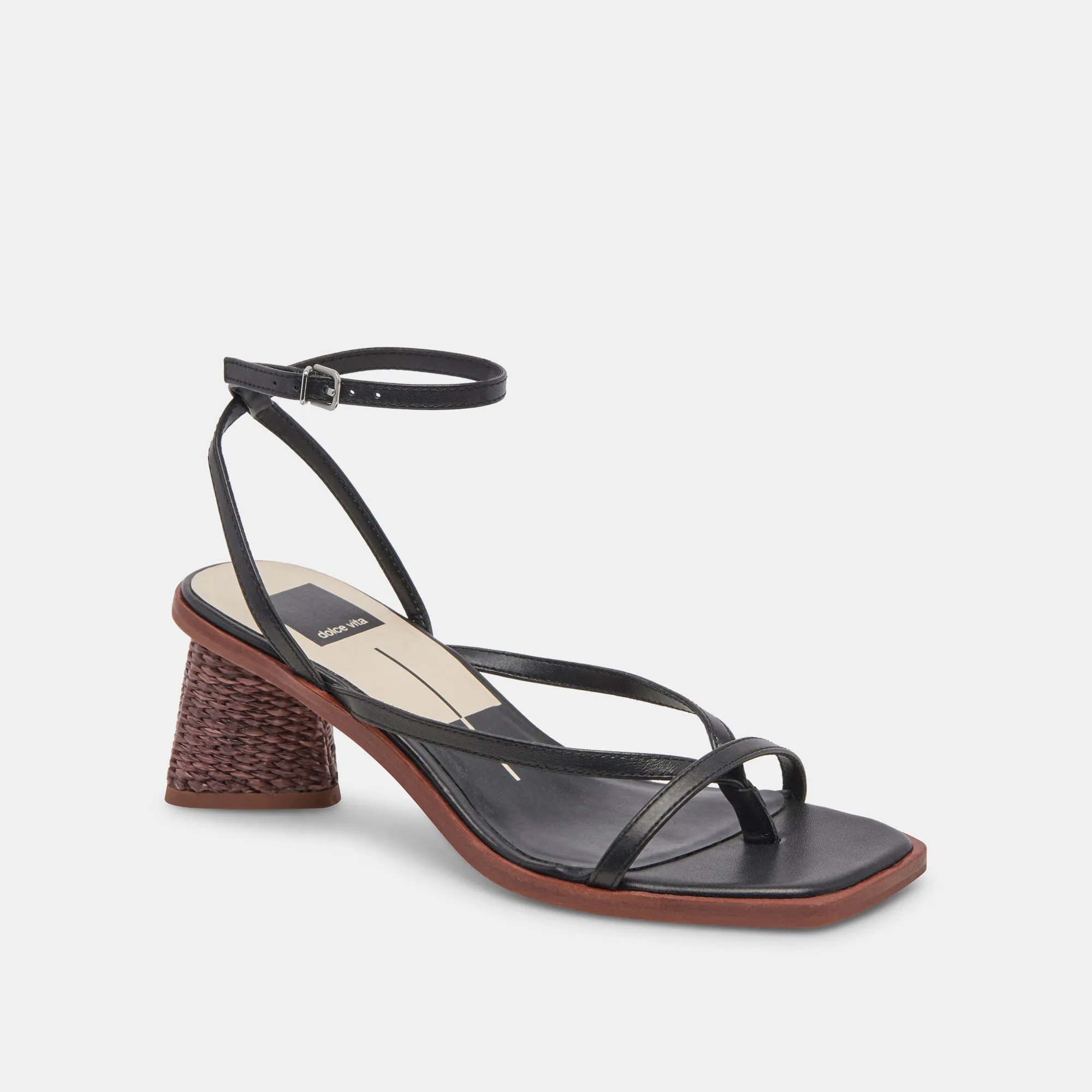 BANITA WIDE SANDALS BLACK LEATHER - re:vita sold by Dolce Vita product image thumbnail 2