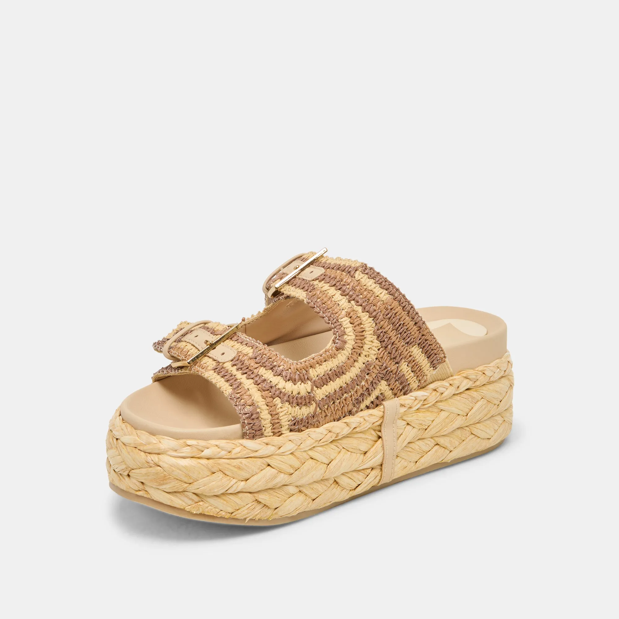 FALYN SANDALS BROWN NATURAL WOVEN RAFFIA sold by Dolce Vita product image thumbnail 4