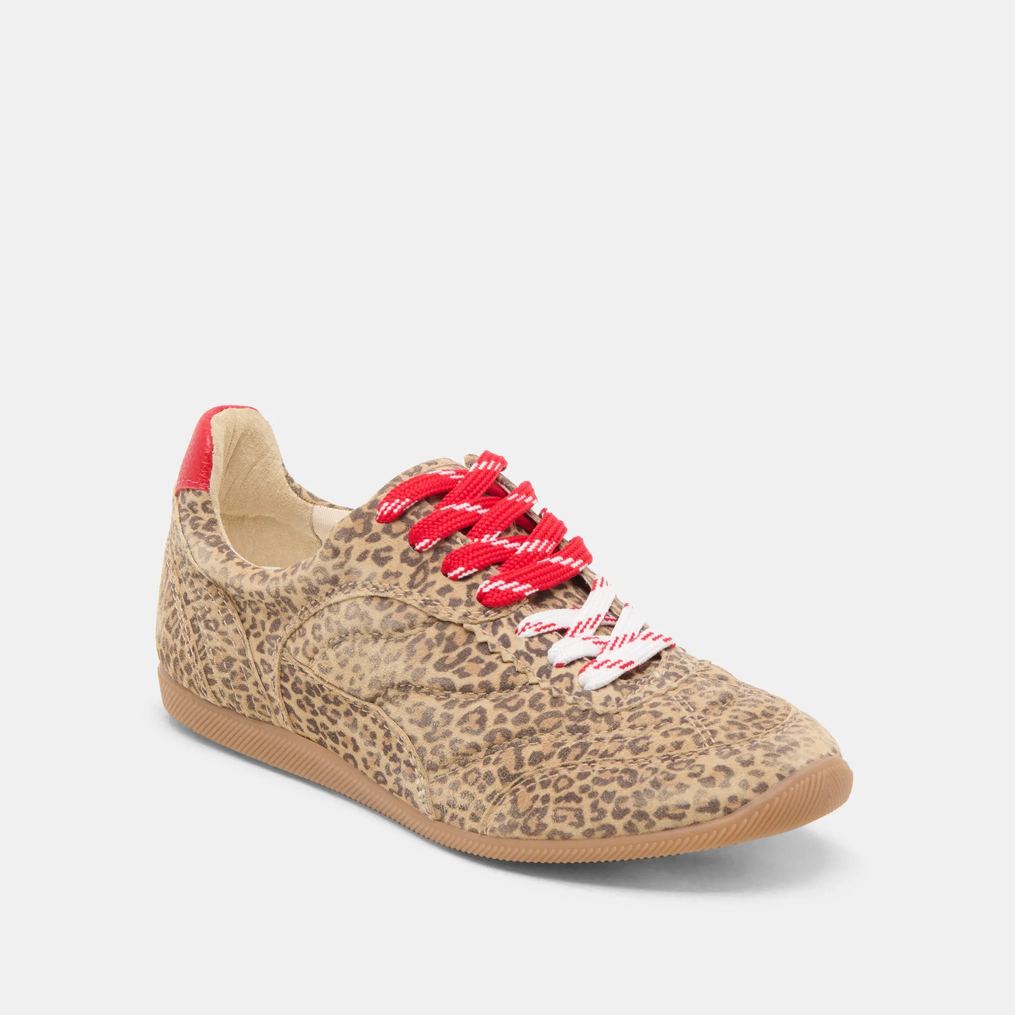 LAINI SNEAKERS TAN LEOPARD PRINTED SUEDE sold by Dolce Vita product image thumbnail 2