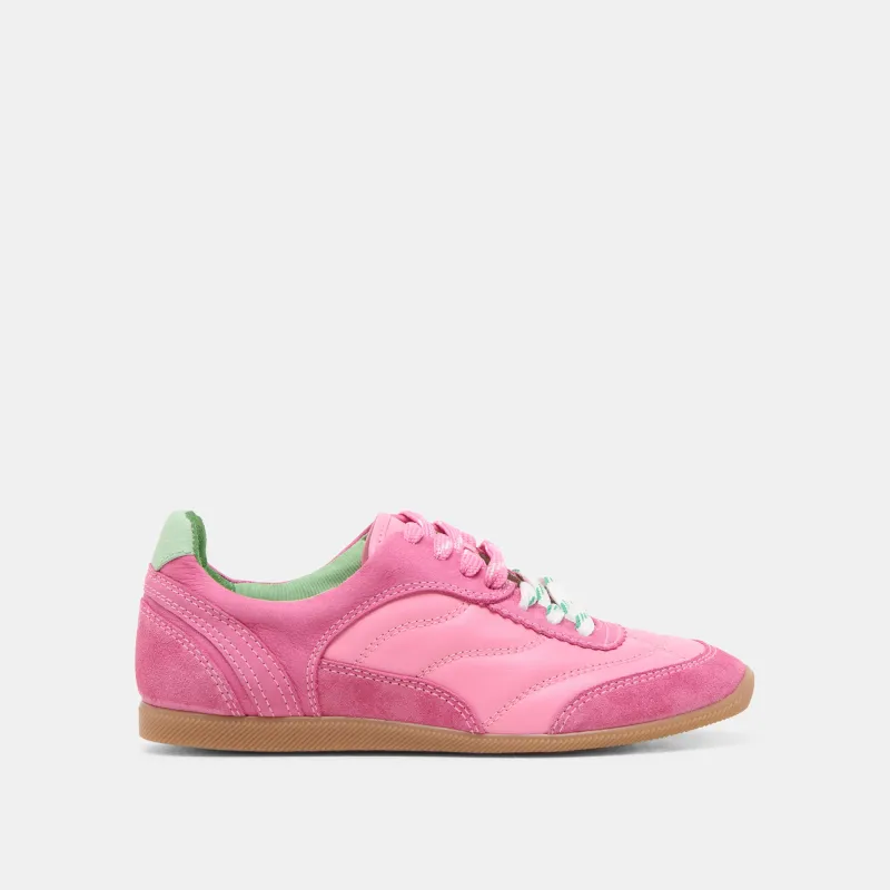 LAINI SNEAKERS PINK MULTI LEATHER sold by Dolce Vita