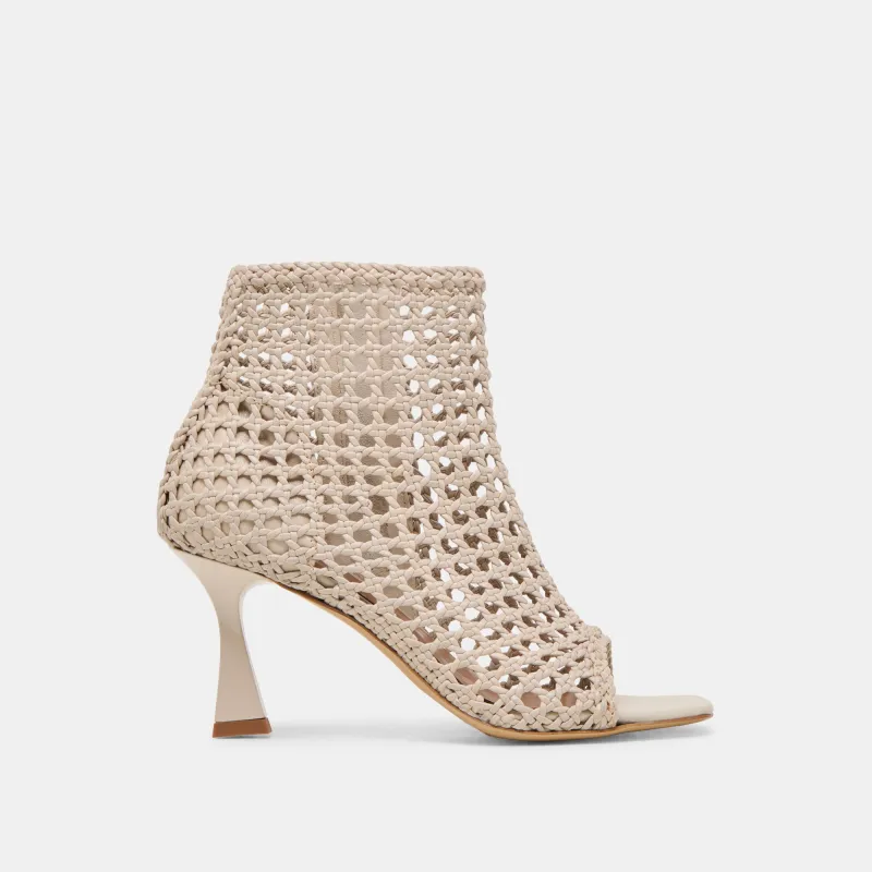 QUIN HEELS BONE WOVEN LEATHER sold by Dolce Vita