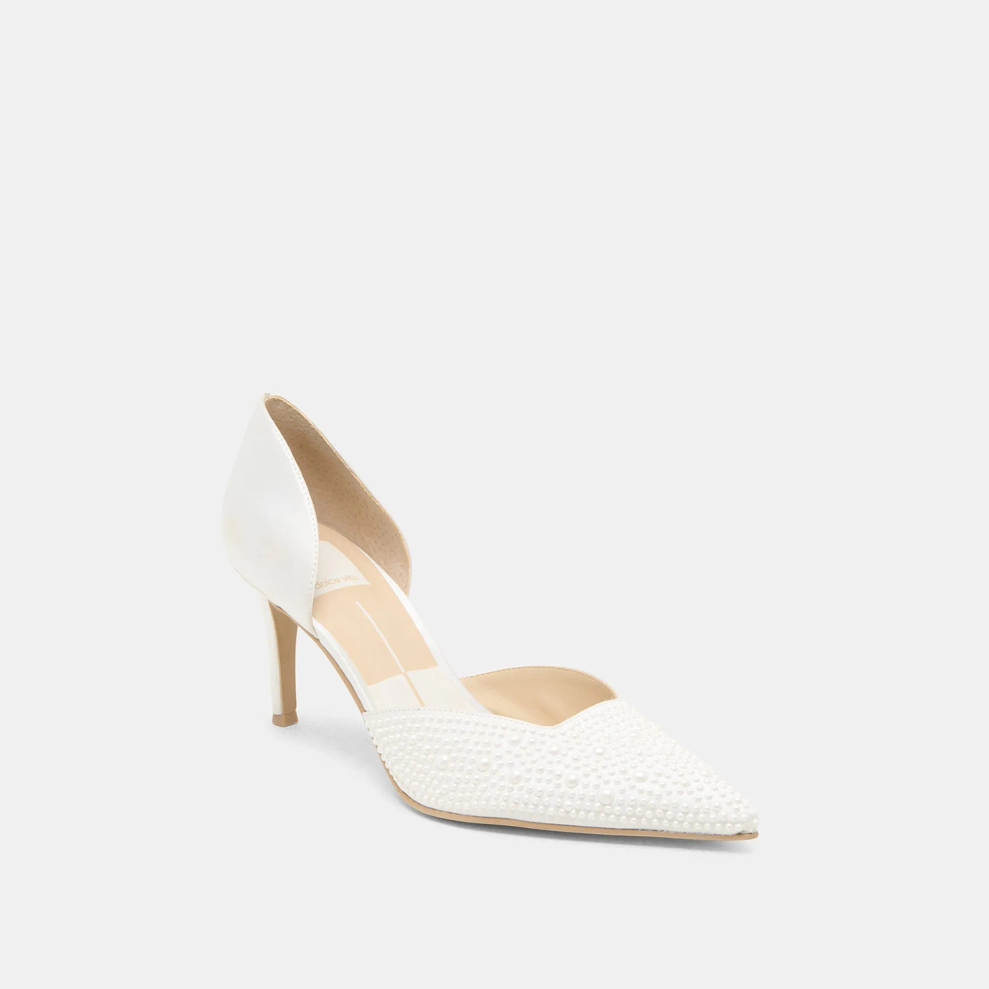 ELOY PEARL HEELS TRUE WHITE SATIN sold by Dolce Vita product image thumbnail 2