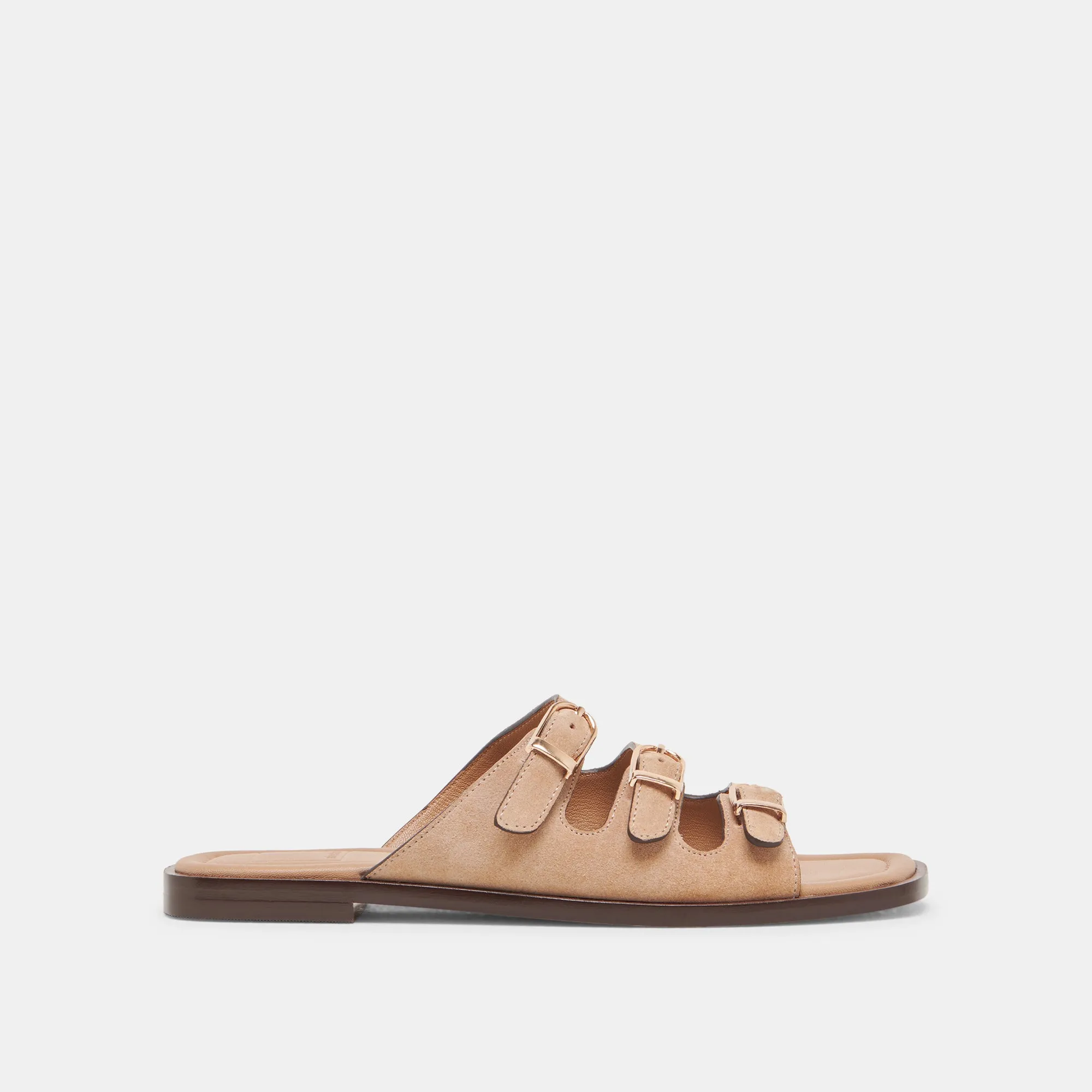 FIN SANDALS TAN SUEDE sold by Dolce Vita