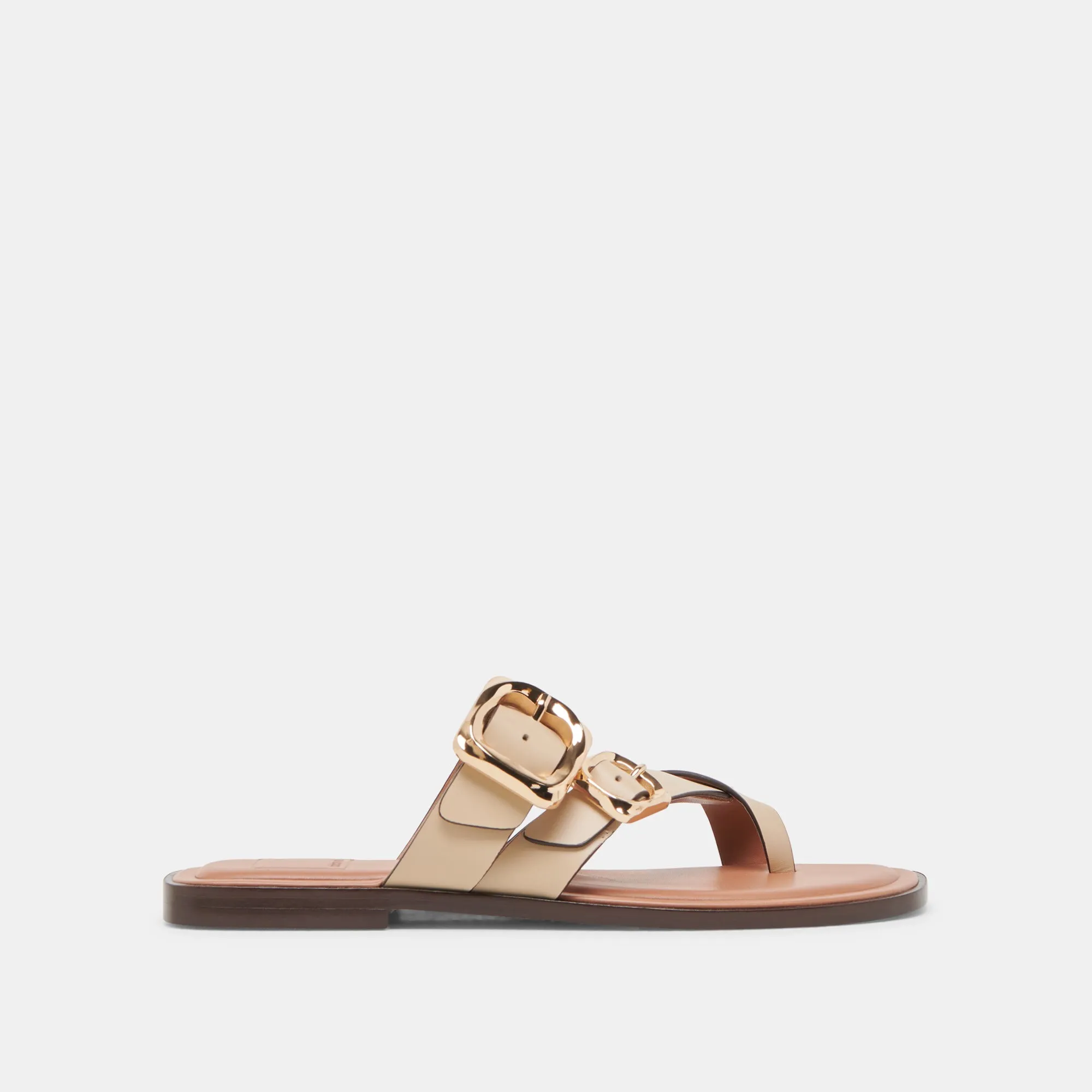 SHORE SANDALS IVORY LEATHER sold by Dolce Vita