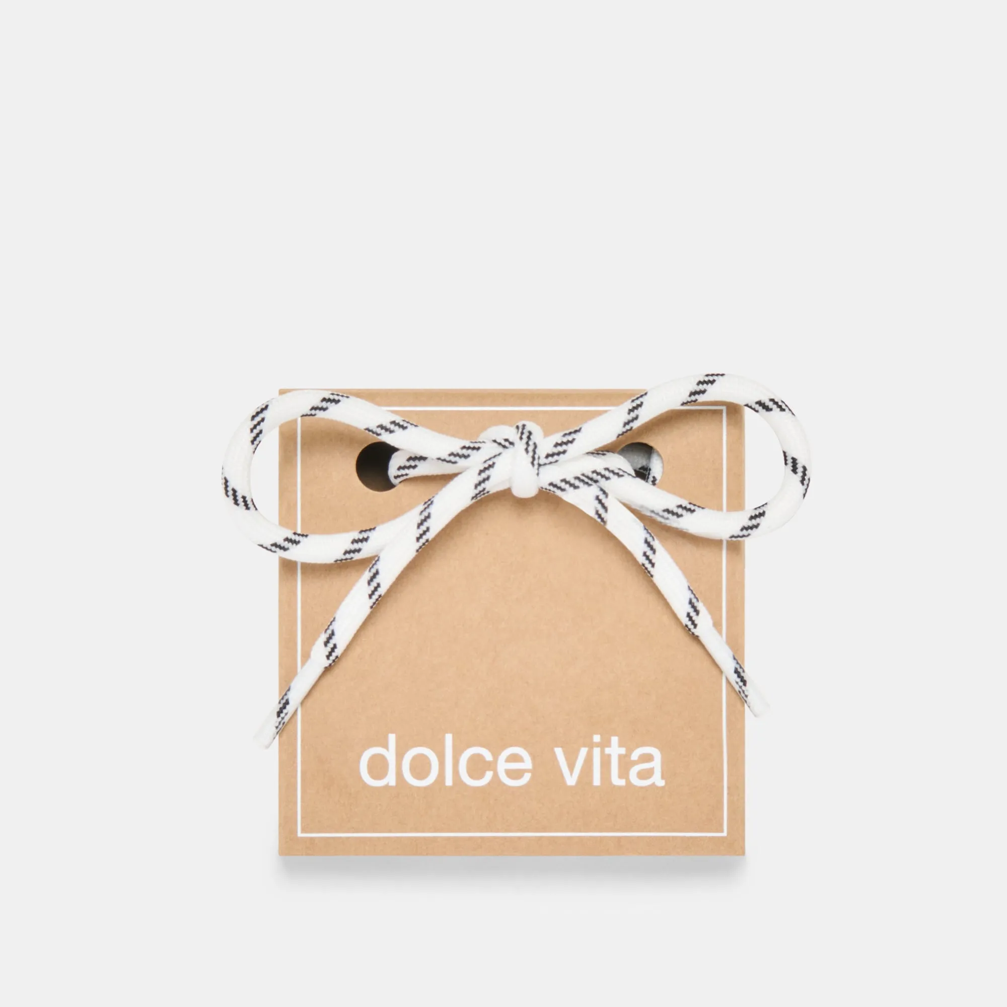 TICK MARK CORD LACE WHITE MULTI sold by Dolce Vita