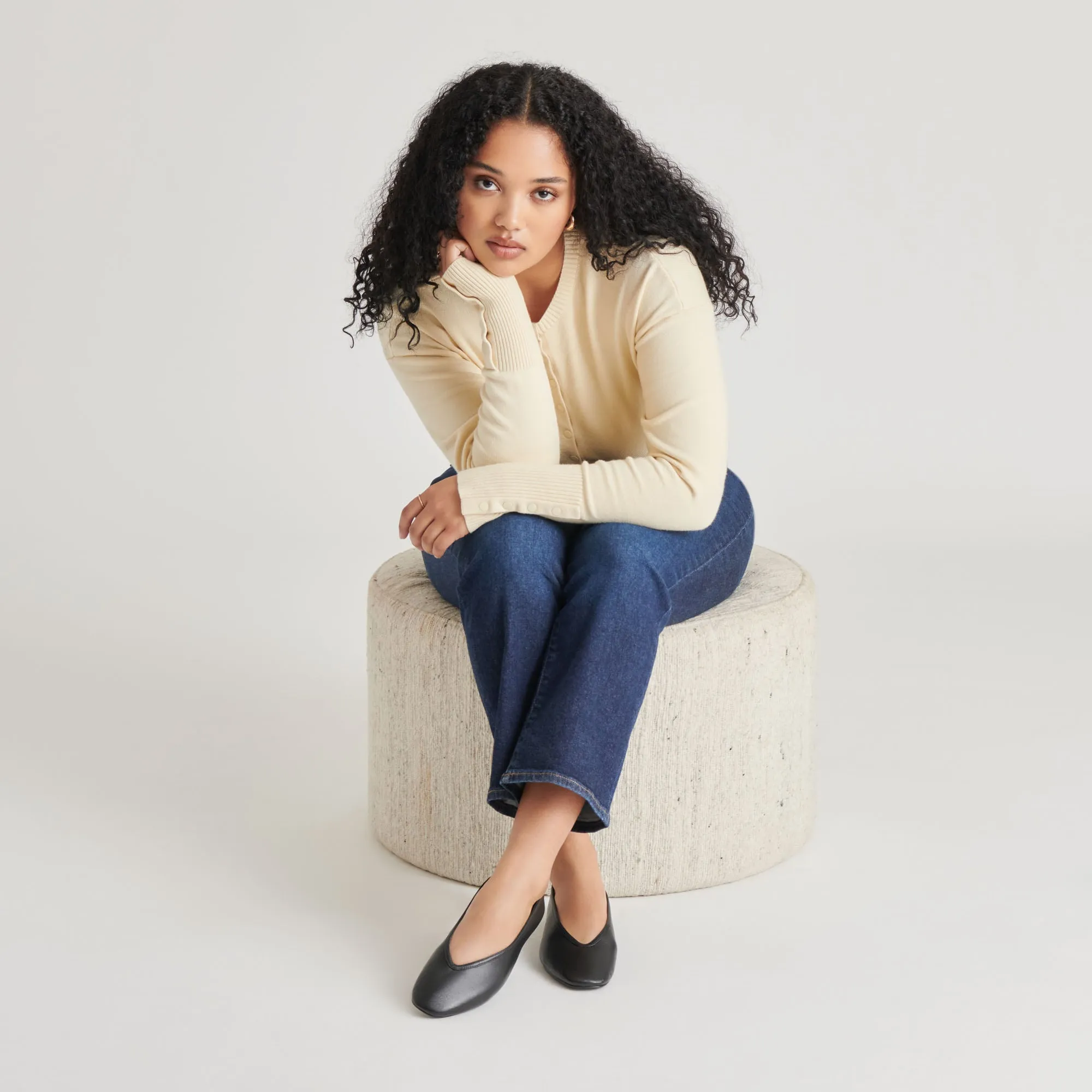 BRAIDY BALLET FLATS BLACK LEATHER sold by Dolce Vita product image thumbnail 5