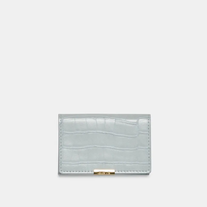MINI-ME WALLET BLUE CROCO STELLA sold by Dolce Vita