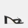 NIKIL HEELS BLACK LEATHER sold by Dolce Vita