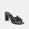 NIKIL HEELS BLACK LEATHER sold by Dolce Vita