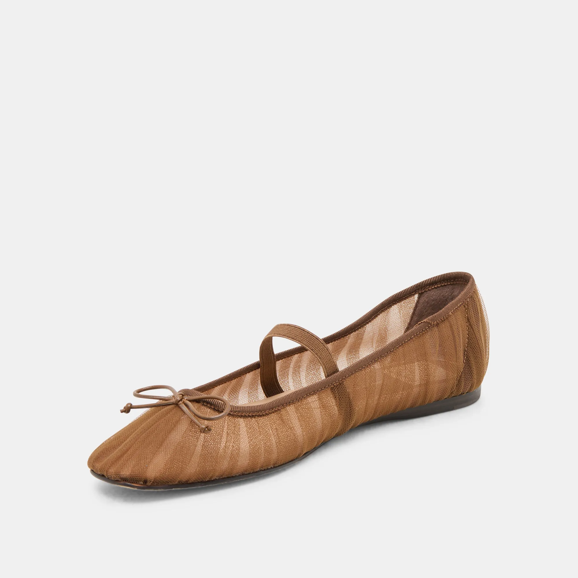 RAEVEN BALLET FLATS MID BROWN TULLE sold by Dolce Vita product image thumbnail 4