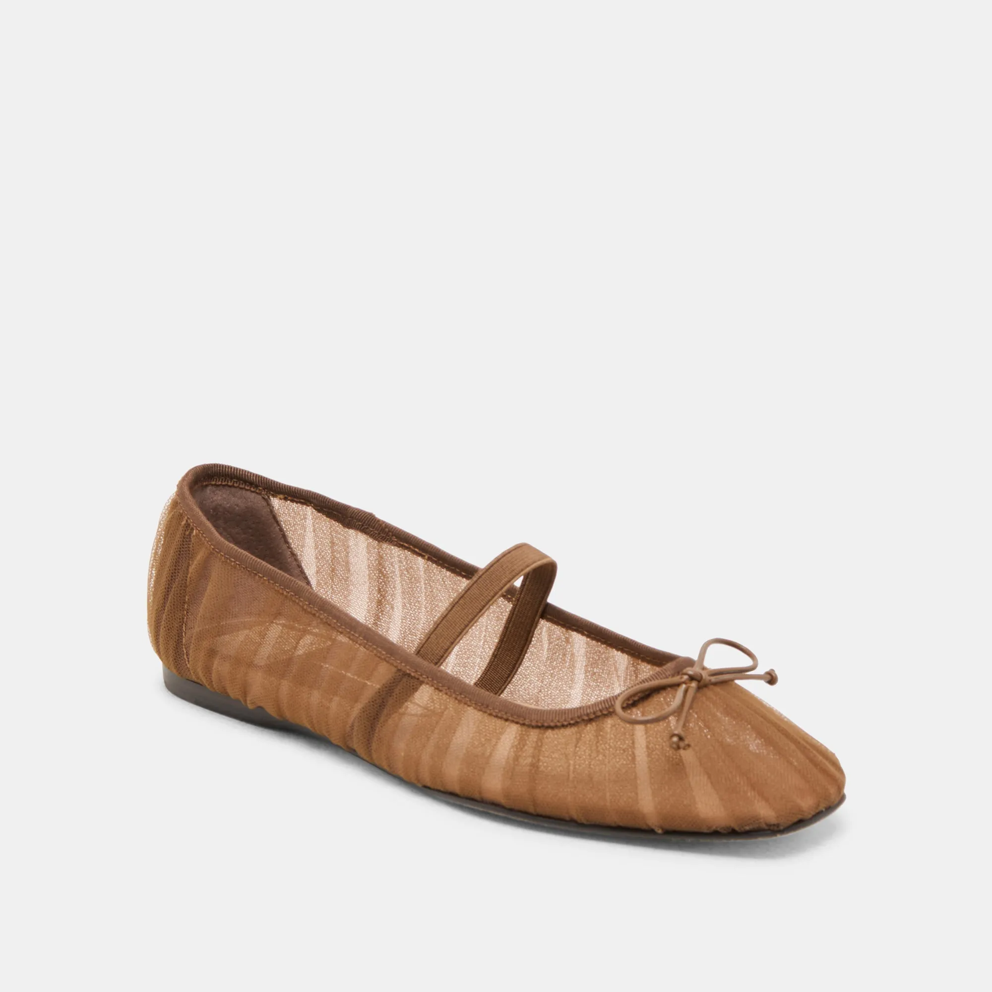 RAEVEN BALLET FLATS MID BROWN TULLE sold by Dolce Vita product image thumbnail 2
