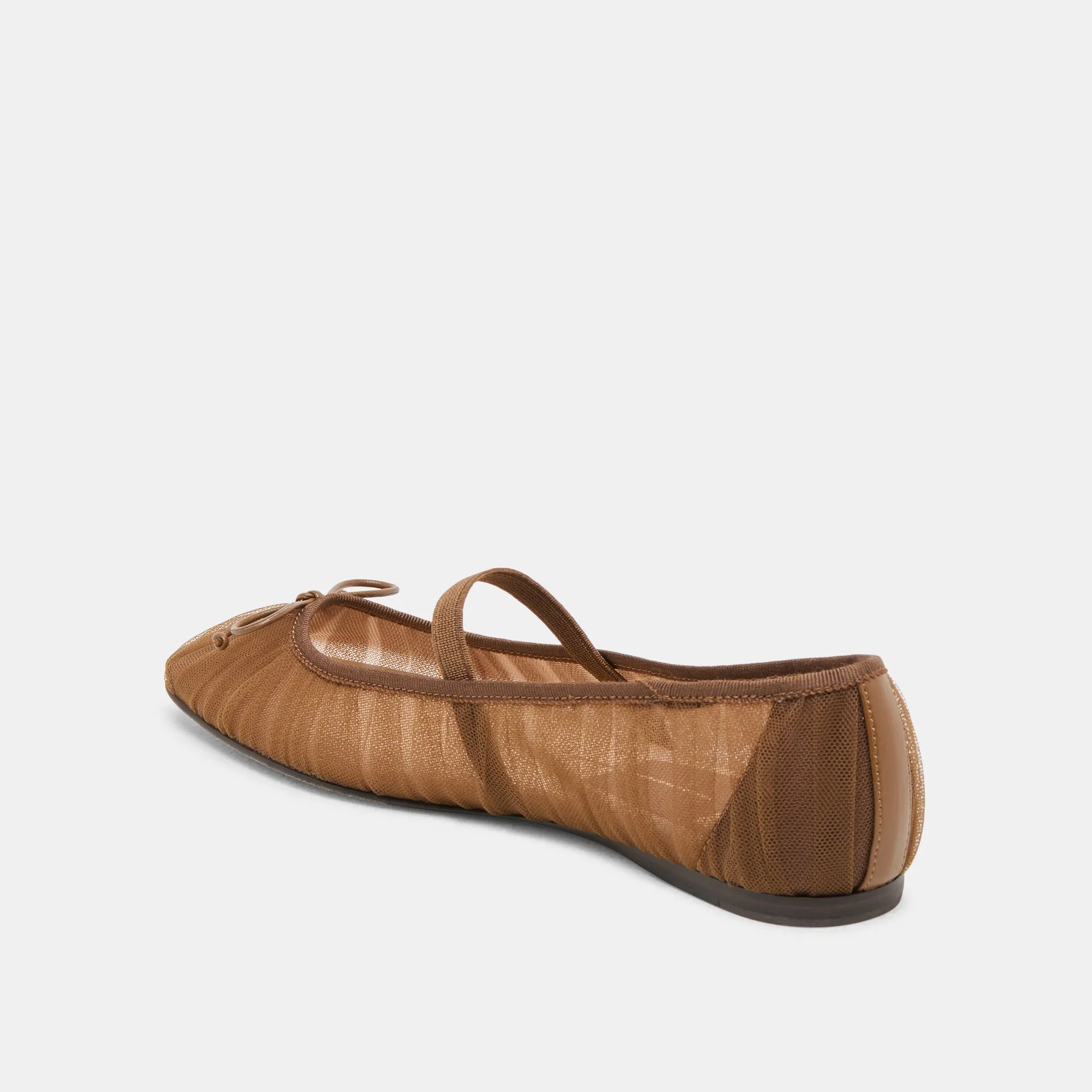 RAEVEN BALLET FLATS MID BROWN TULLE sold by Dolce Vita product image thumbnail 5