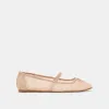 RAEVEN BALLET FLATS PRALINE TULLE sold by Dolce Vita