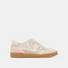 NOTICE SNEAKERS IVORY PERFORATED NUBUCK sold by Dolce Vita