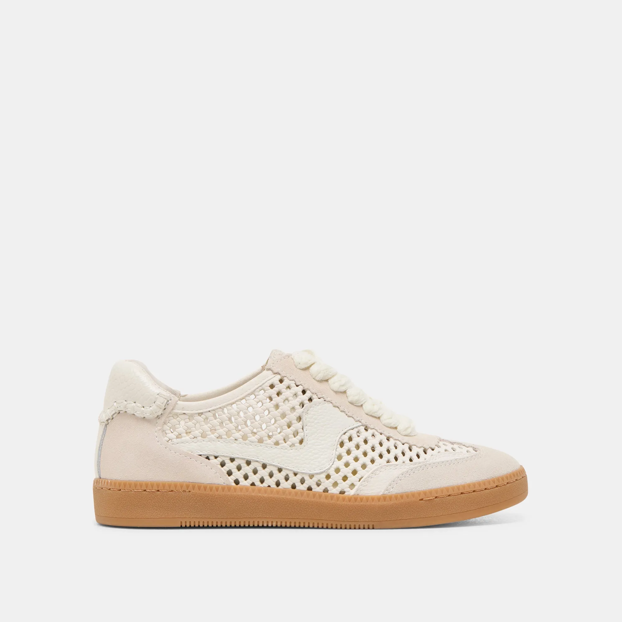 NOTICE SNEAKERS IVORY PERFORATED NUBUCK sold by Dolce Vita