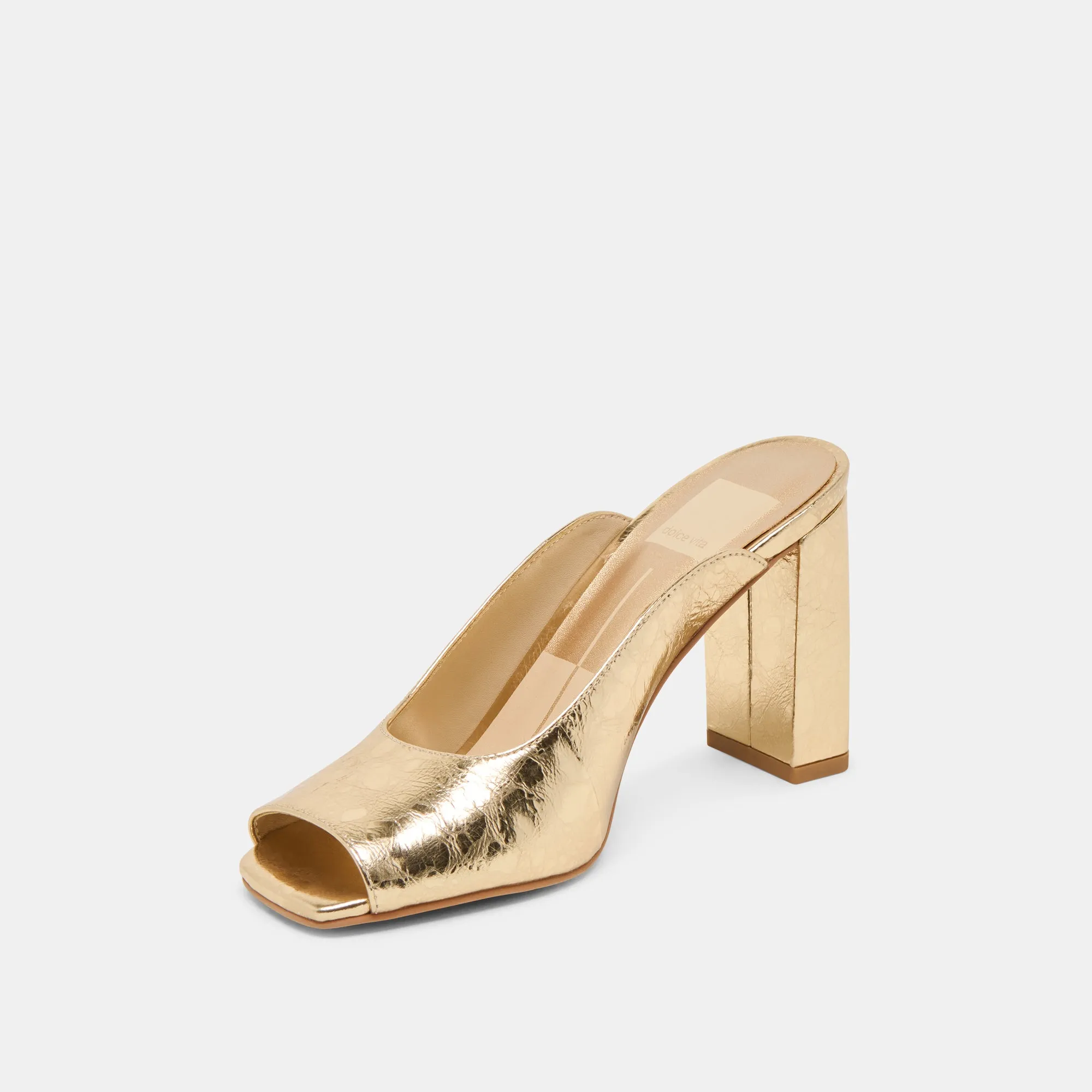 SABELA HEELS GOLD DISTRESSED LEATHER sold by Dolce Vita product image thumbnail 4