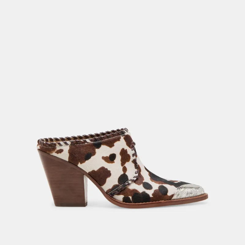 JOLYN HEELS COCOA TAURUS CALF HAIR sold by Dolce Vita
