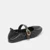 CAELY BALLET FLATS BLACK LEATHER sold by Dolce Vita