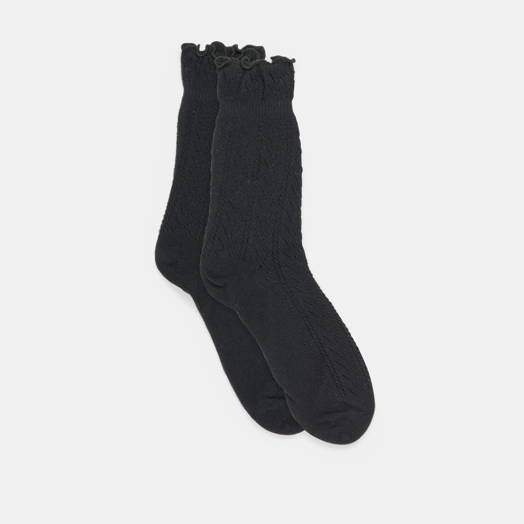 POINTELLE SOCKS BLACK sold by Dolce Vita