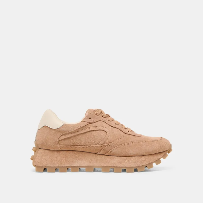 TRICIA SNEAKERS TOFFEE SUEDE sold by Dolce Vita