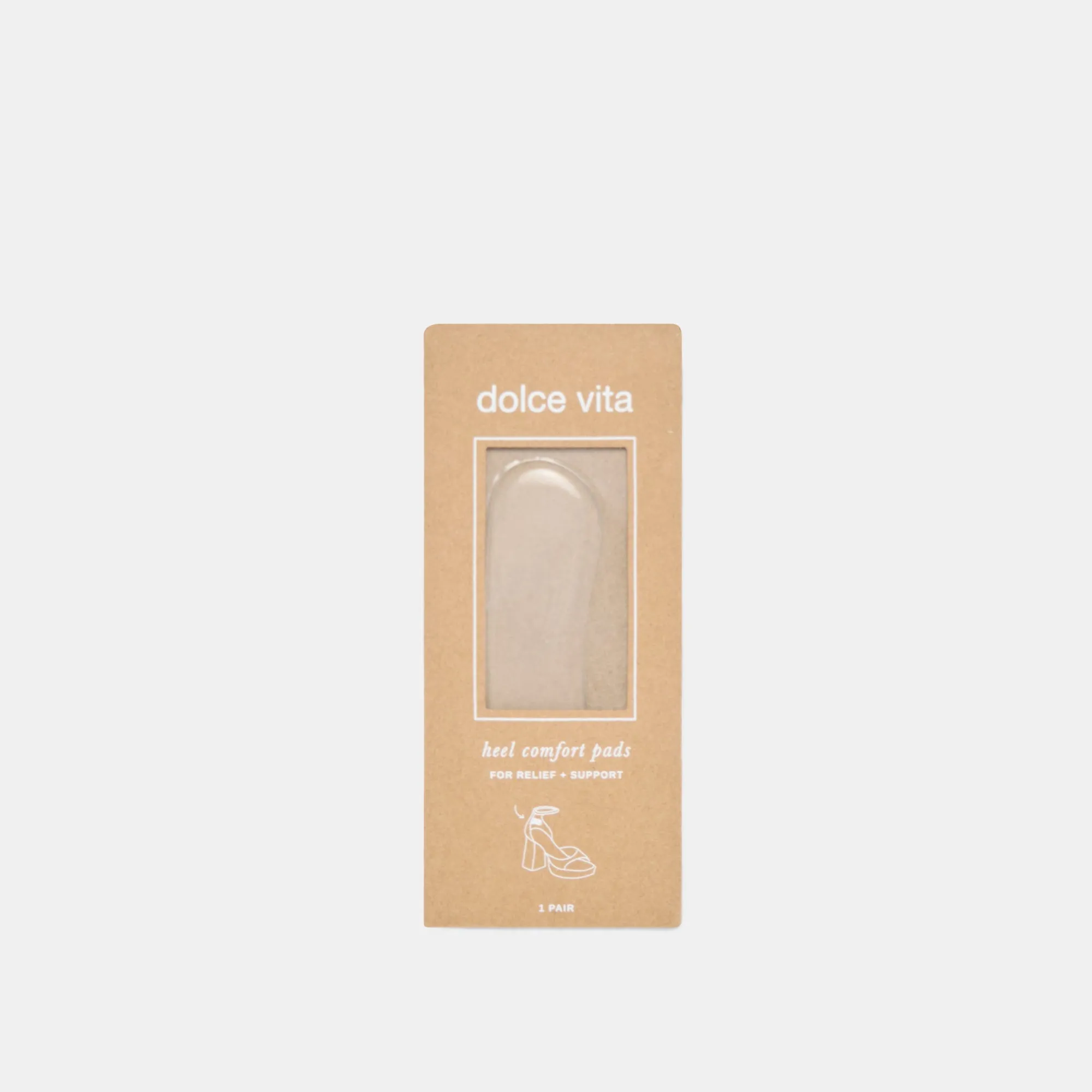 HEEL COMFORT PADS CLEAR sold by Dolce Vita