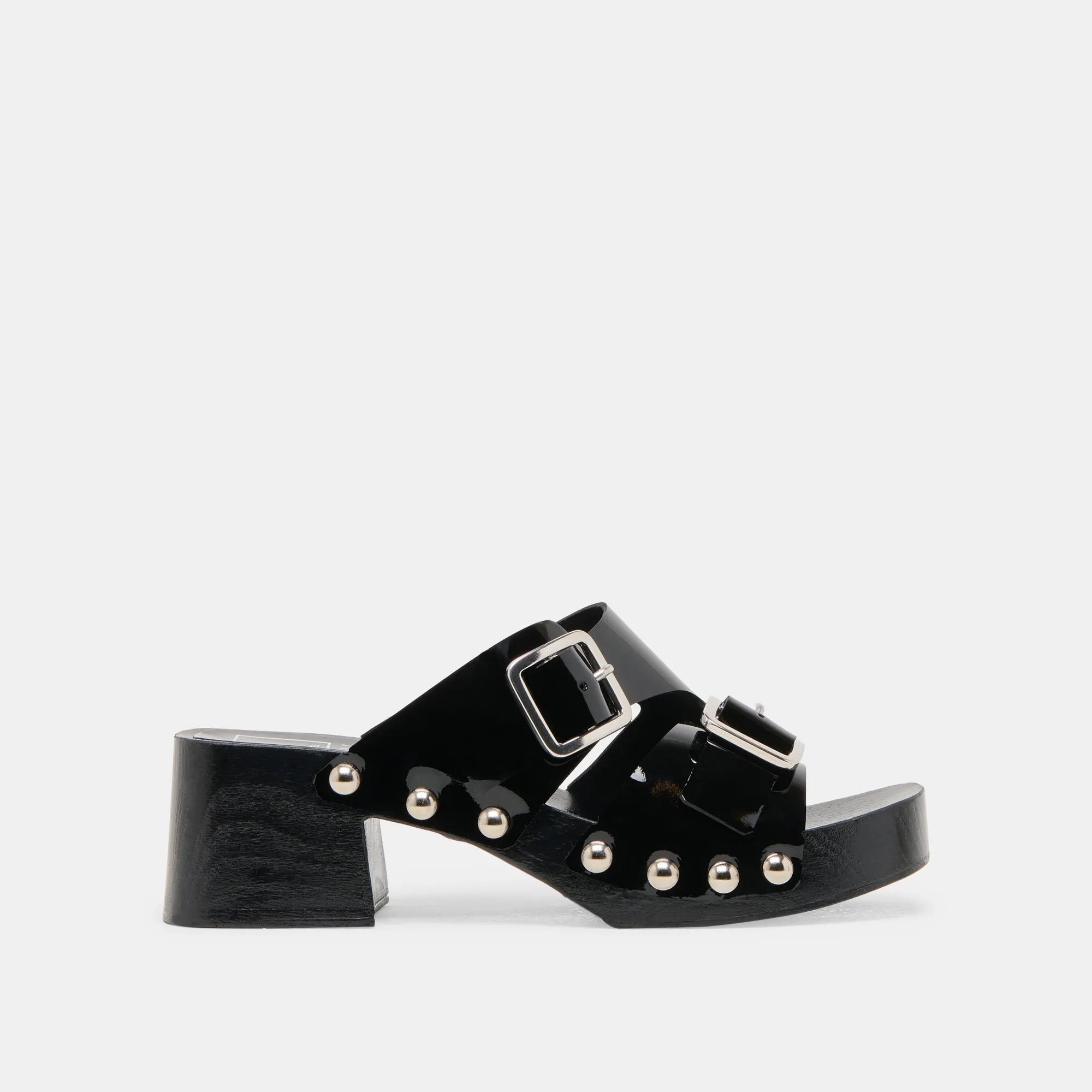 MELODY HEELS BLACK LEATHER sold by Dolce Vita