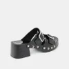 MELODY HEELS BLACK LEATHER sold by Dolce Vita