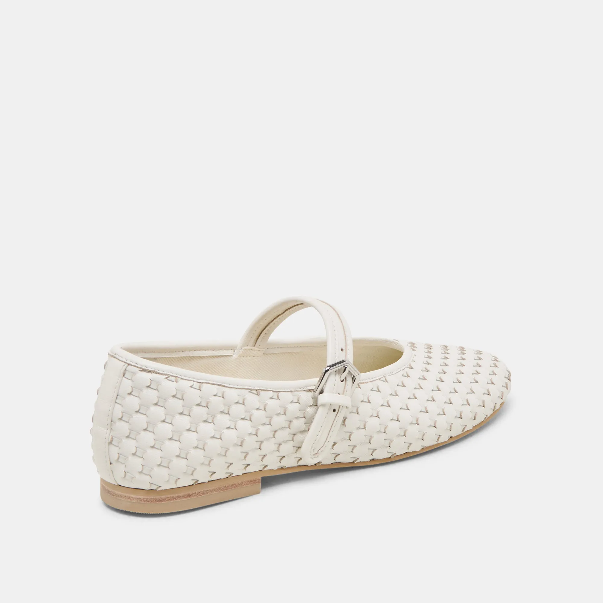 ROSLYN WOVEN BALLET FLATS TRUE WHITE WOVEN LEATHER sold by Dolce Vita product image thumbnail 3