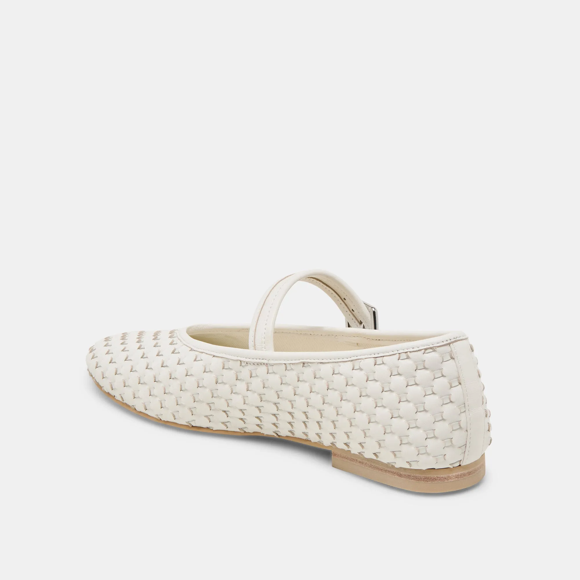 ROSLYN WOVEN BALLET FLATS TRUE WHITE WOVEN LEATHER sold by Dolce Vita product image thumbnail 5