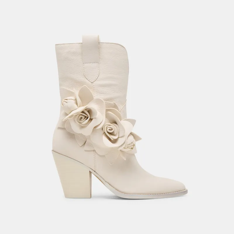JAKEL BOOTS OFF WHITE NUBUCK sold by Dolce Vita