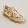 NOTICE SNEAKERS SESAME MESH + GOLD CHARM BUNDLE sold by Dolce Vita
