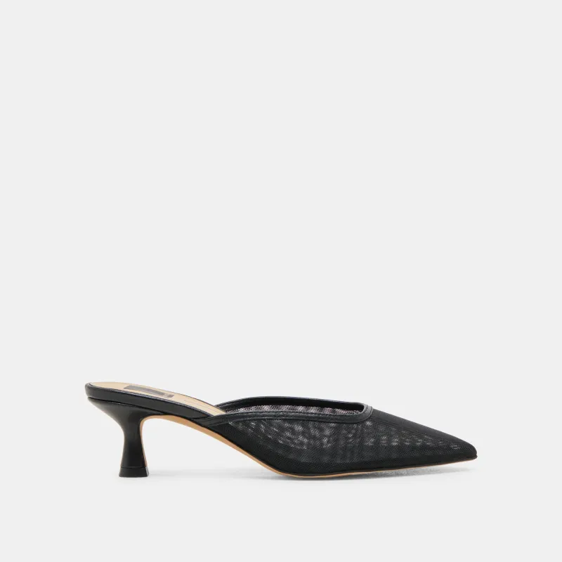 CLEO HEELS ONYX MESH sold by Dolce Vita