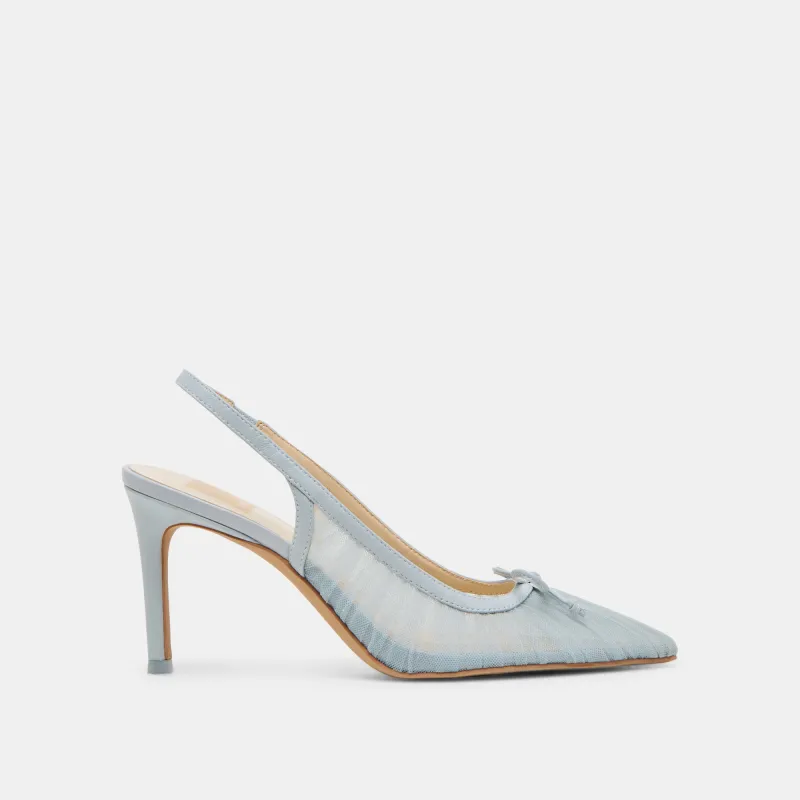 YELA HEELS LIGHT BLUE TULLE sold by Dolce Vita