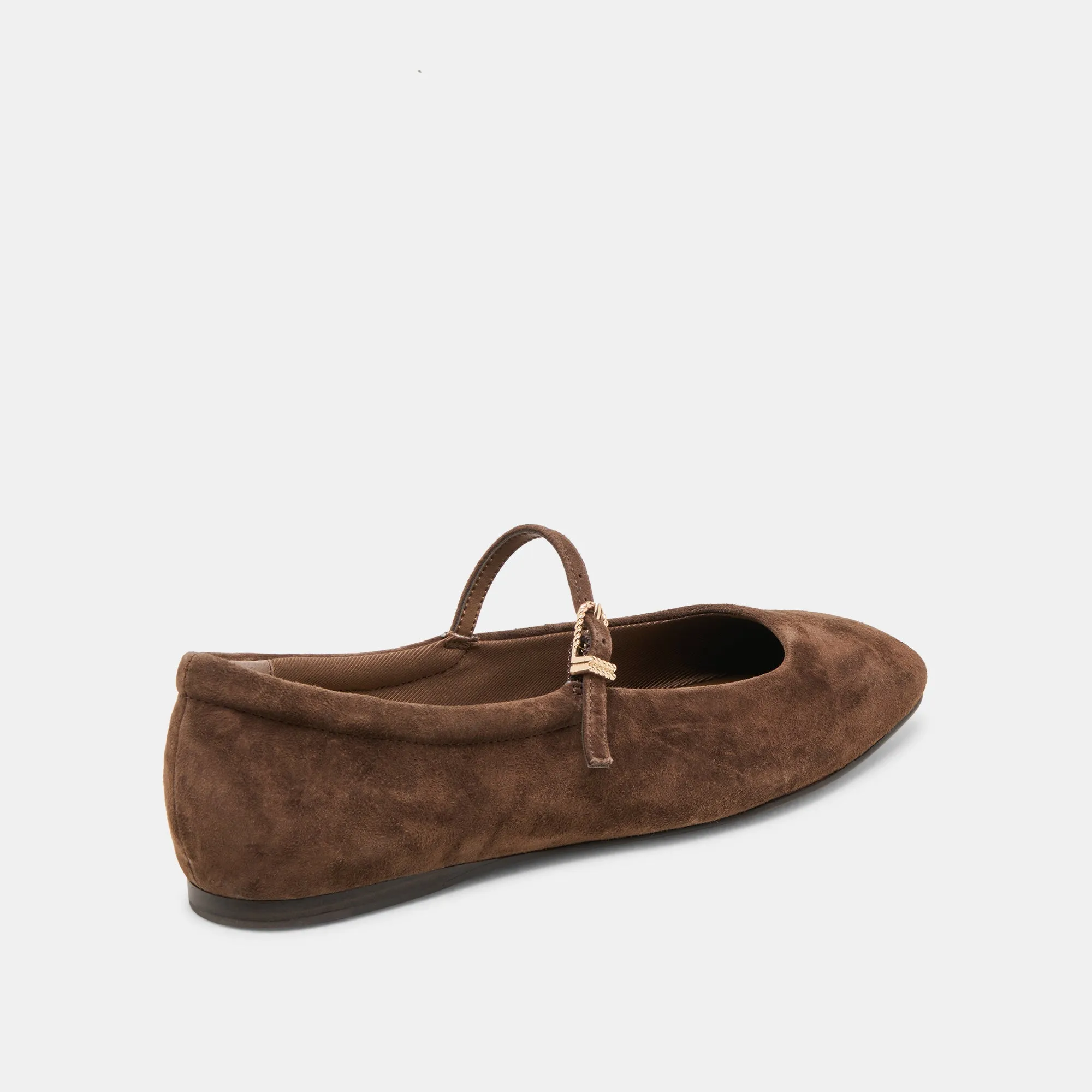 REYES BALLET FLATS DK BROWN SUEDE sold by Dolce Vita product image thumbnail 3