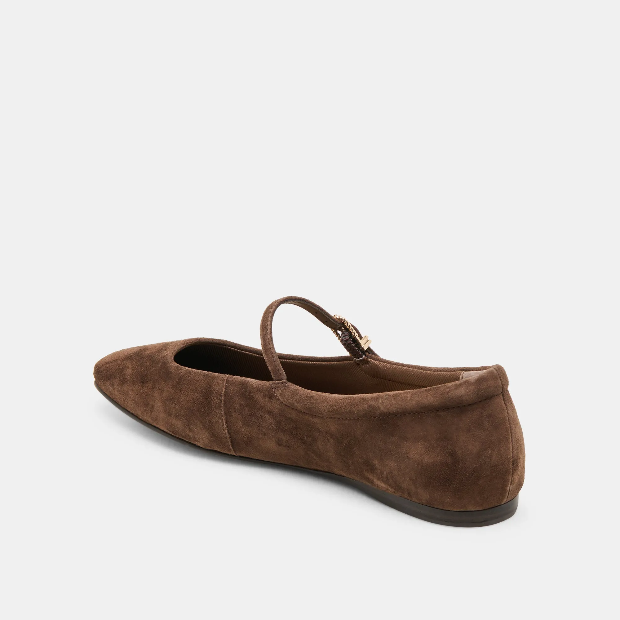 REYES BALLET FLATS DK BROWN SUEDE sold by Dolce Vita product image thumbnail 5