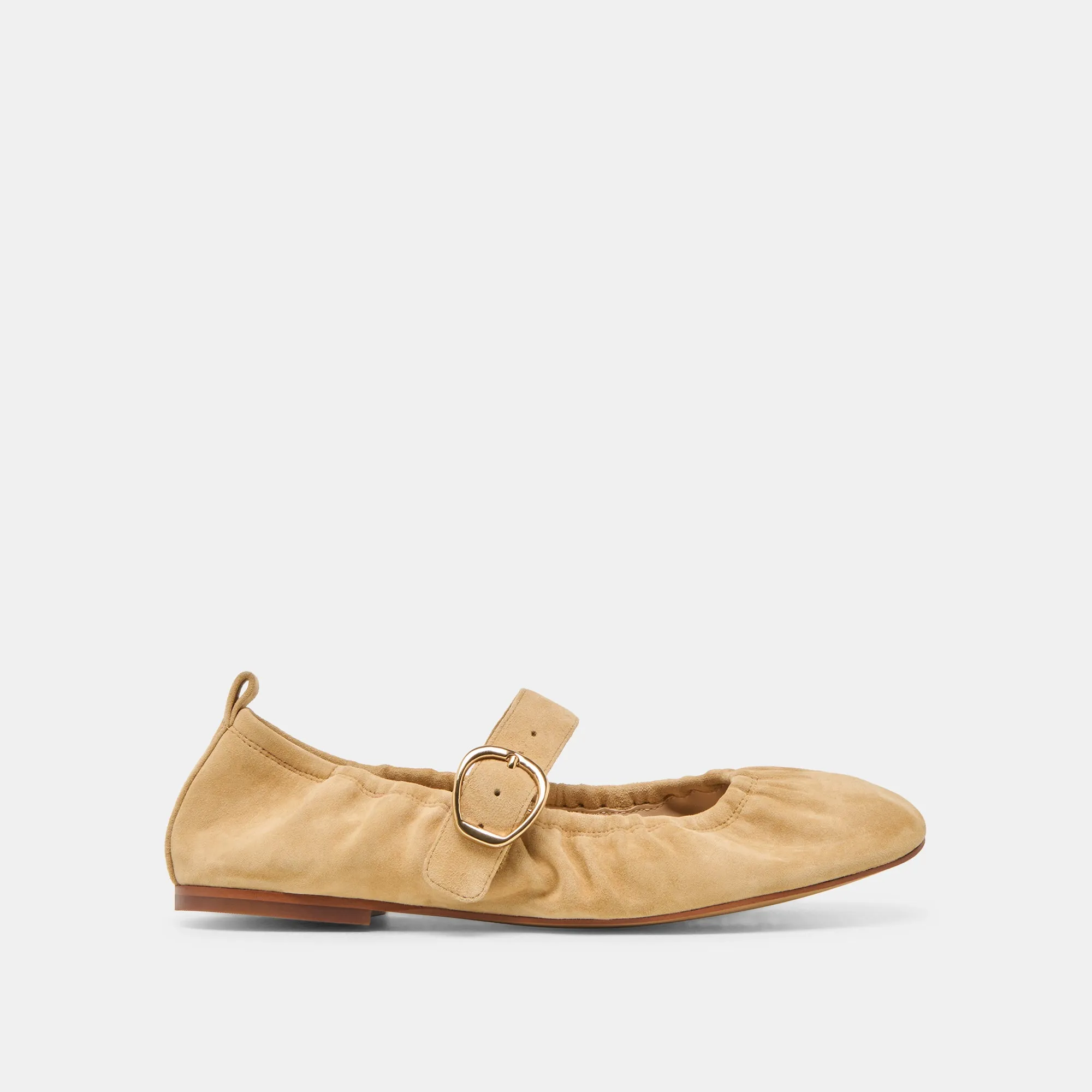CAELY BALLET FLATS HONEY SUEDE sold by Dolce Vita