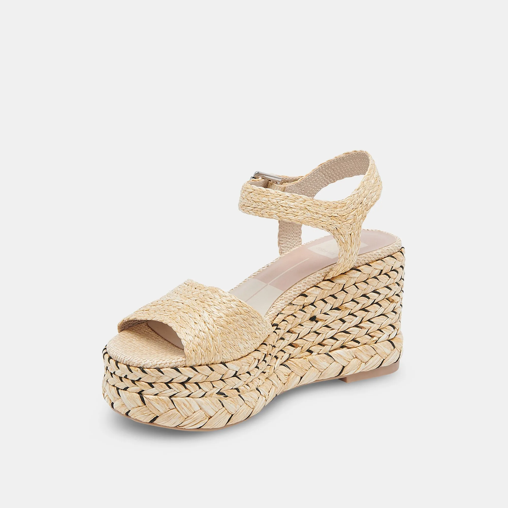 TIAGO WEDGES LT NATURAL RAFFIA - re:vita sold by Dolce Vita product image thumbnail 5