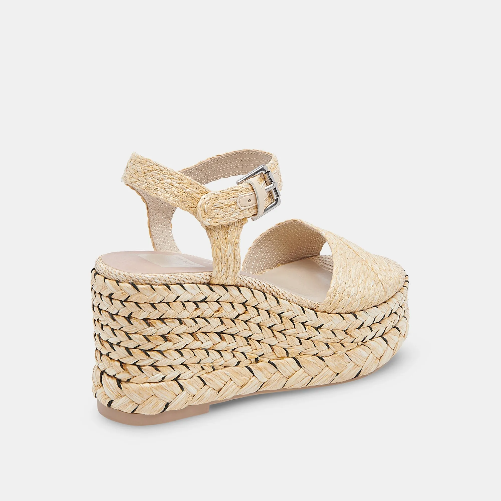 TIAGO WEDGES LT NATURAL RAFFIA - re:vita sold by Dolce Vita product image thumbnail 4