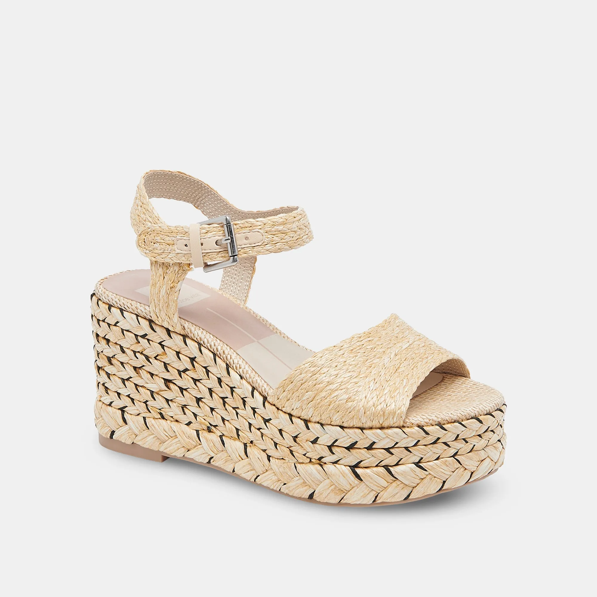 TIAGO WEDGES LT NATURAL RAFFIA - re:vita sold by Dolce Vita product image thumbnail 3