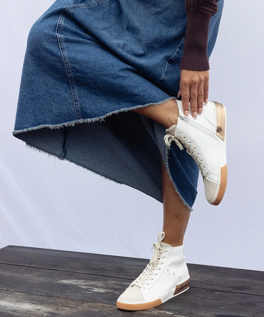 ZOHARA SNEAKERS WHITE TAN LEATHER - re:vita sold by Dolce Vita product image thumbnail 2