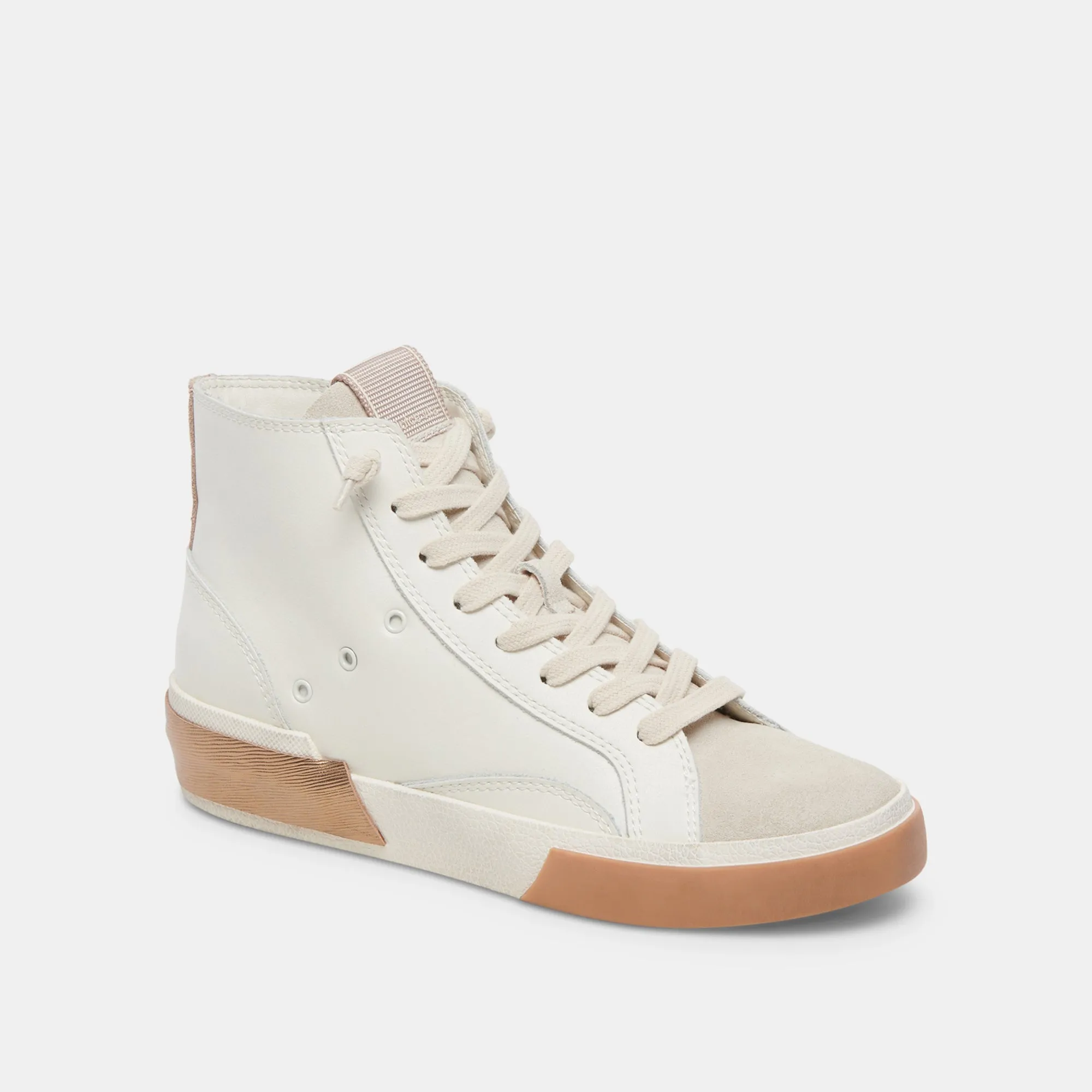 ZOHARA SNEAKERS WHITE TAN LEATHER - re:vita sold by Dolce Vita product image thumbnail 3